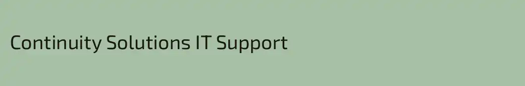 Continuity Solutions IT Support